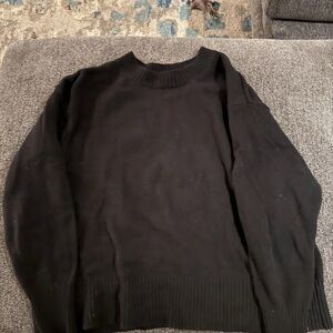 Banana Republic Women's Black Crewneck Sweater